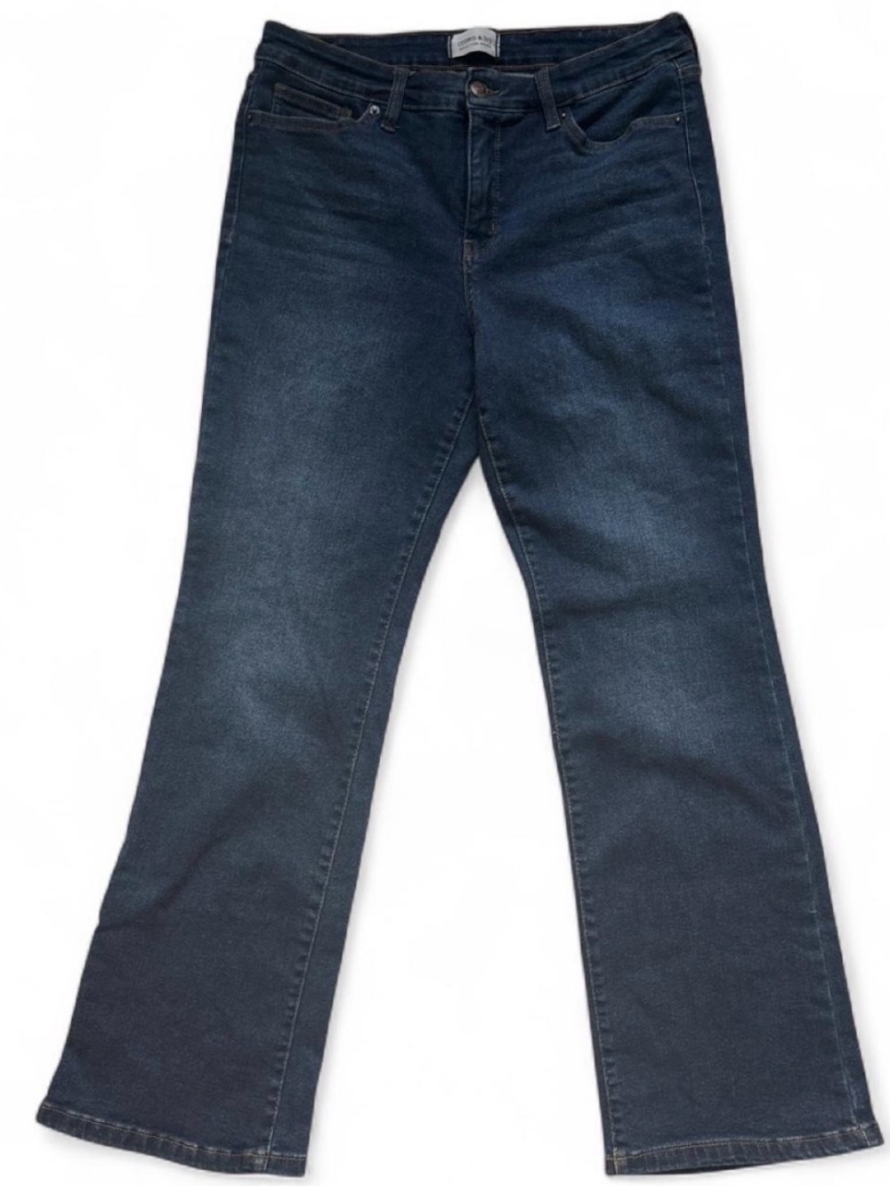 crown & ivy bootcut jeans size 12 petite